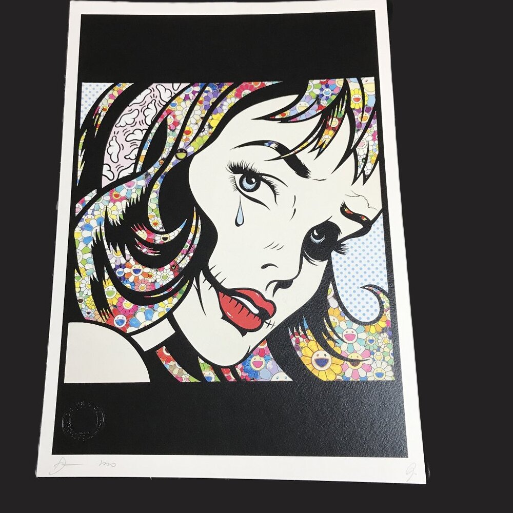 Death NYC - 2020 Lichtenstein - Murakami Flowers - Signed A/P